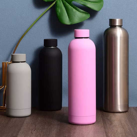BPA Free Fancy Wholesale Drinking OEM Colorful Metal Custom Portable Thermal Vacuum Gym Termos Hot Sports Insulated Stainless Steel Flask Water Bottle