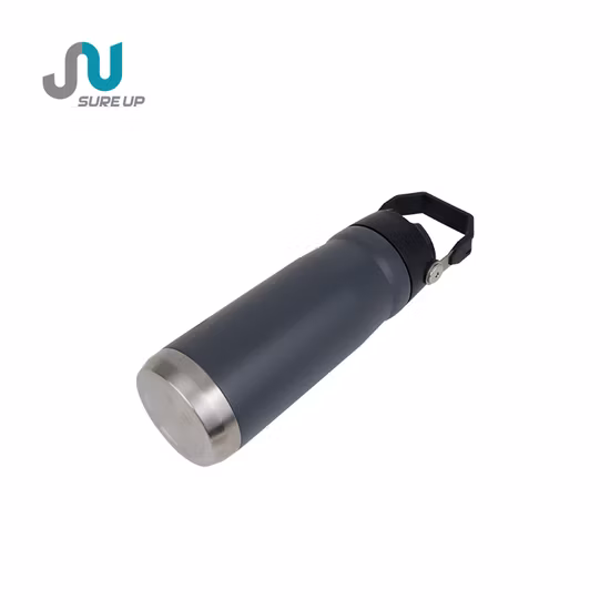 550ml 650ml Wholesale Customed Double Wall Stainless Steel Water Bottle with Handle Thermos Vacuum Flask for Sports