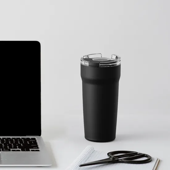 휴대용 스테인레스 스틸 이중 벽 절연 야외 스포츠 밀짚 플라스틱 물병